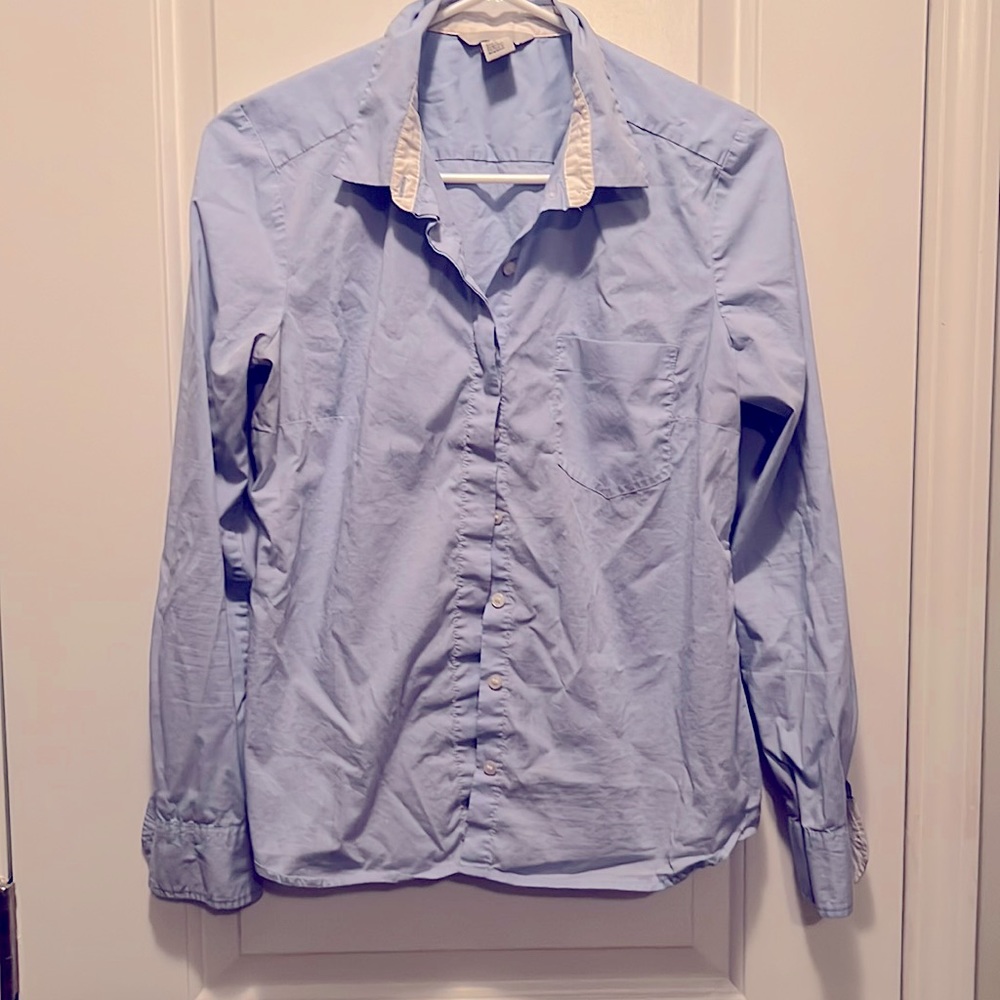 Light blue button down shirt